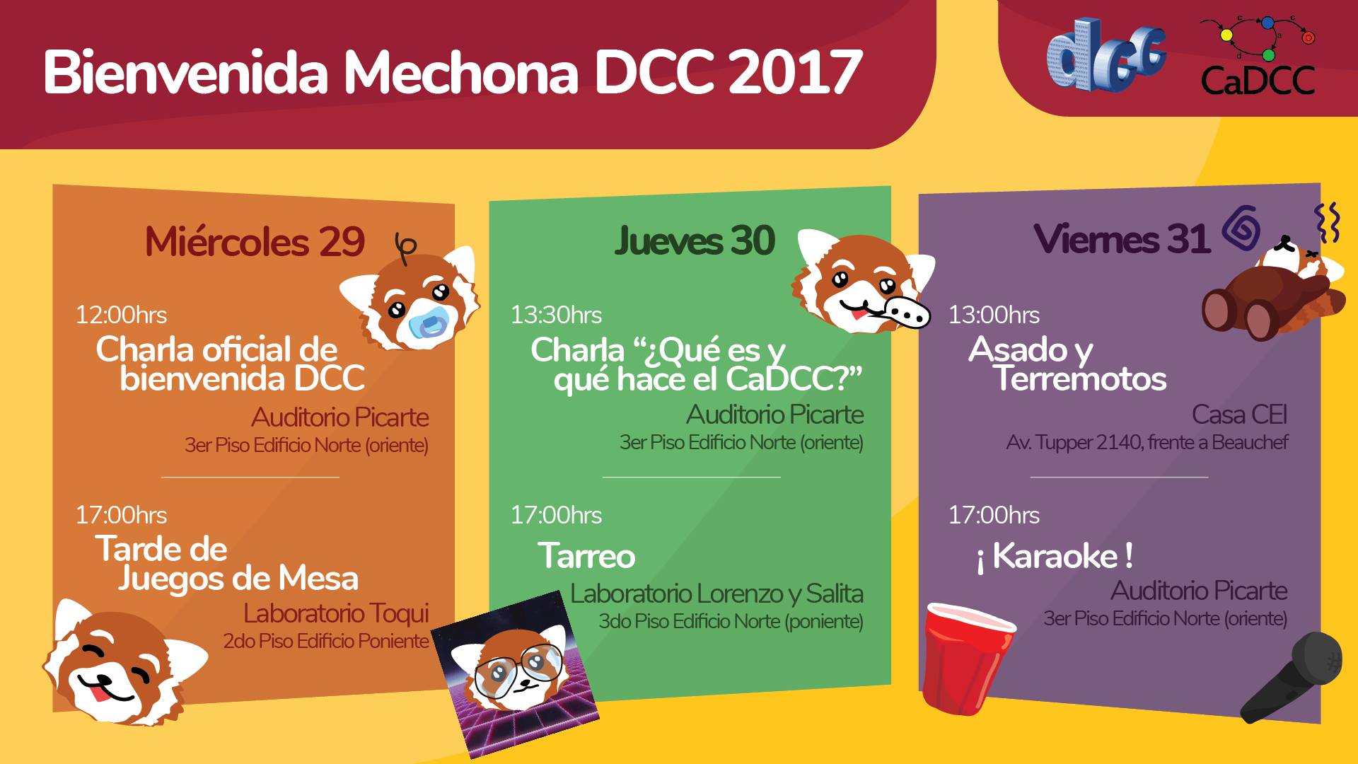 Bienvenida Mechona, Afiche Oficial